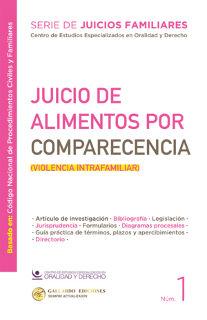 JUICIO DE ALIMENTOS POR COMPARECENCIA