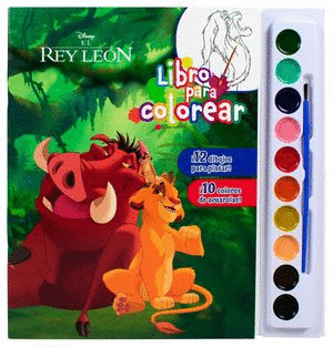 EL REY LEON LIBRO PARA COLOREAR