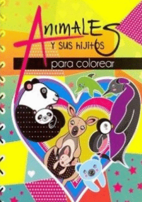 ANIMALES Y SUS HIJOS PARA COLOREAR