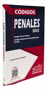 CODIGOS PENALES 2025 FEDERAL Y NACIONAL DE PROCEDIMIENTOS PENALES