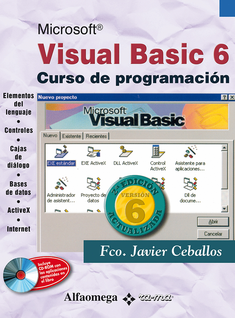 MICROSOFT VISUAL BASIC 6 CURSO DE PROGRAMACION