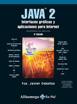 JAVA 2 INTERFACES GRAFICAS Y APLICACIONES PARA INTERNET