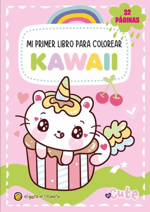 MI PRIMER LIBRO PARA COLOREAR KAWAII